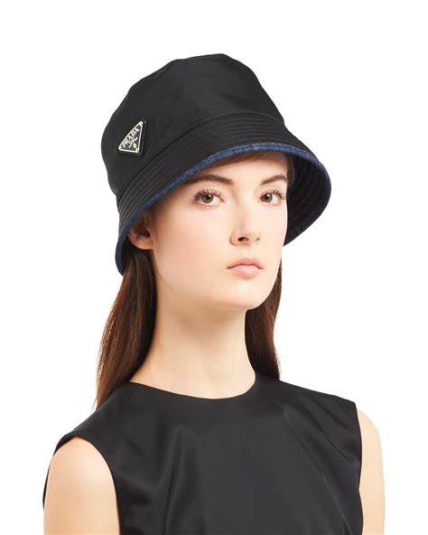 prada hat woman|Prada denim hat.